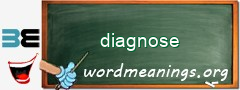 WordMeaning blackboard for diagnose